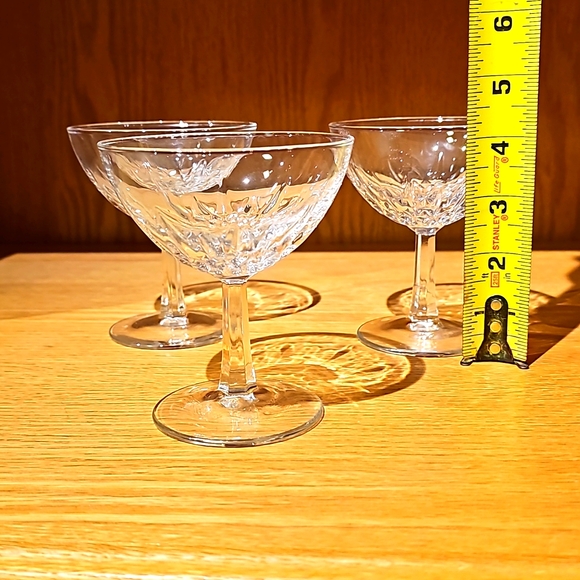 Parfait, Ice Cream or Champagne glasses - set of three (3) - Picture 3 of 4